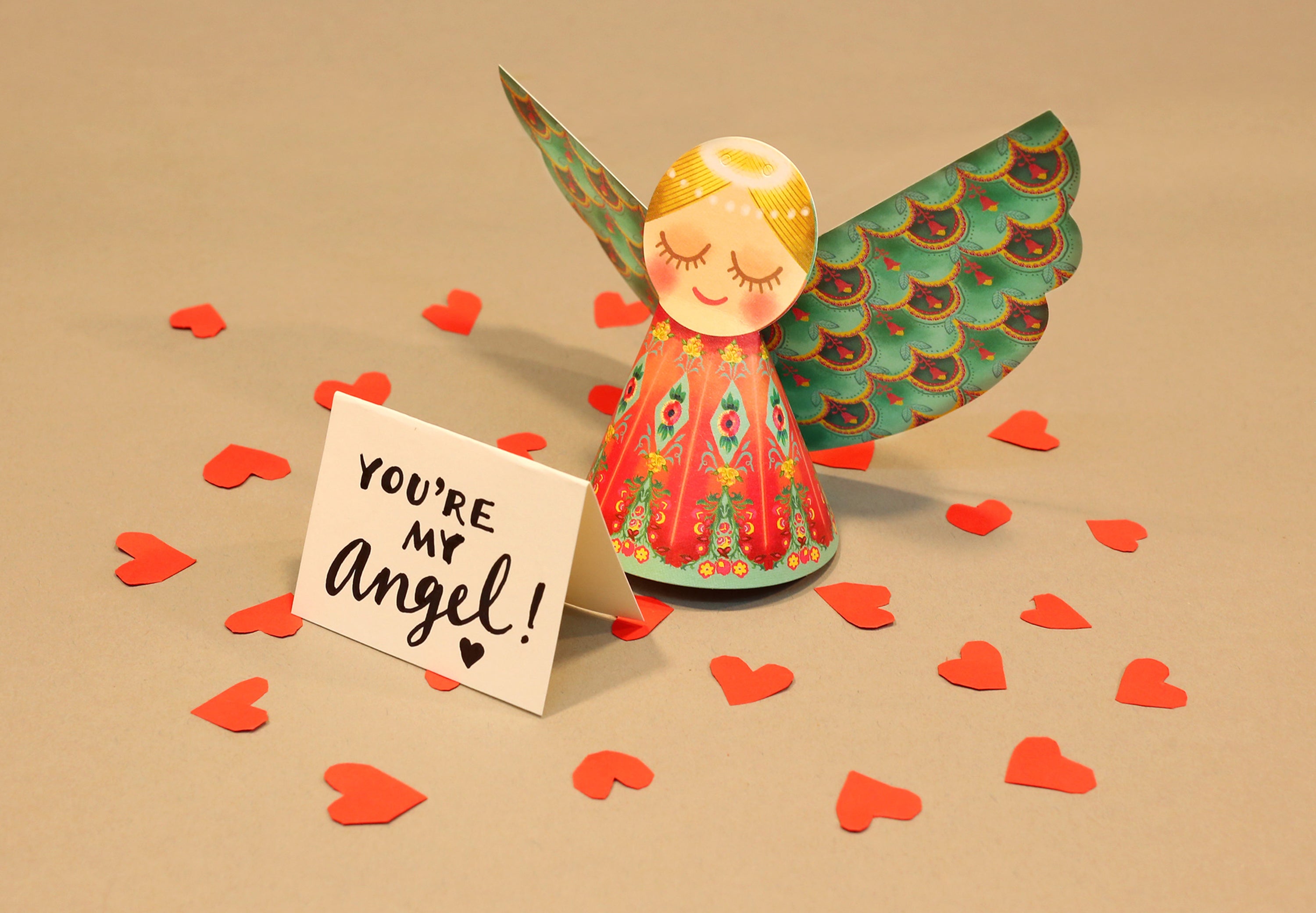 Set of 6 Paper Angels DIY Paper Craft – Sky Goodies