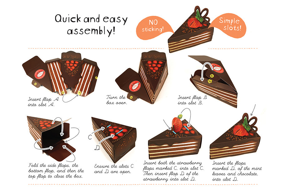 Gift Boxes for Treats - DIY Cake Craft Kit